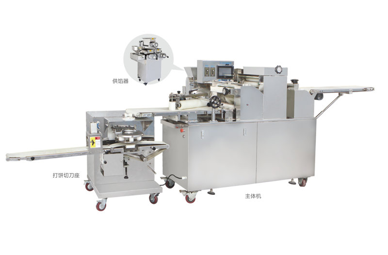 三道輪流芯餡全自動酥餅機(jī)